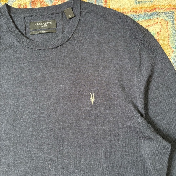 Allsaints Merino Wool Pullover Sweater Size XXL - Picture 4 of 5